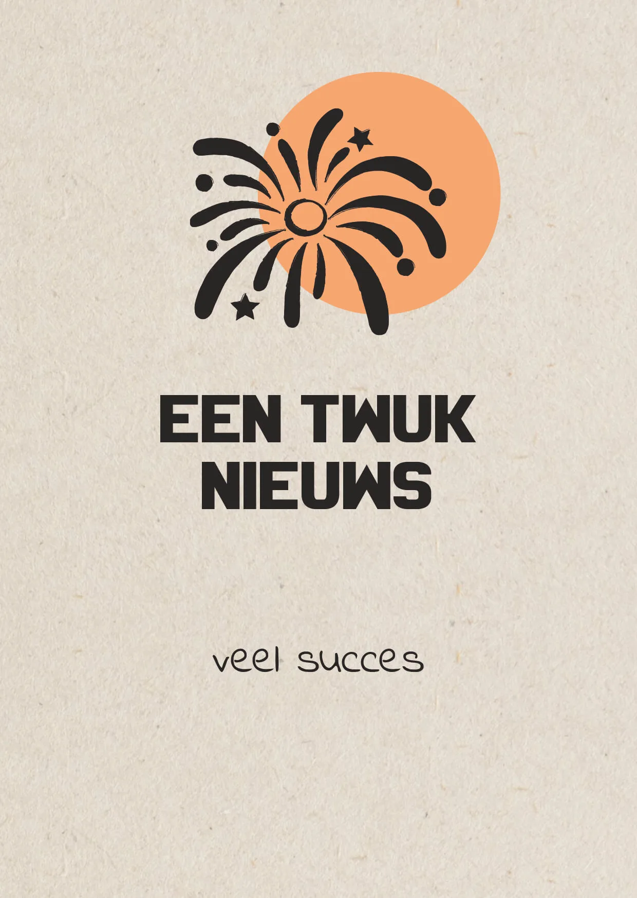Wenskaart - een twuk nieuws