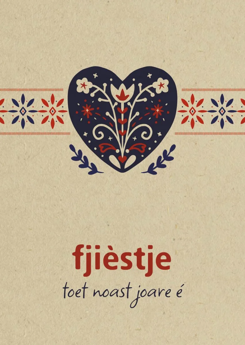 Nieuwjaarskaart - toet noast joare