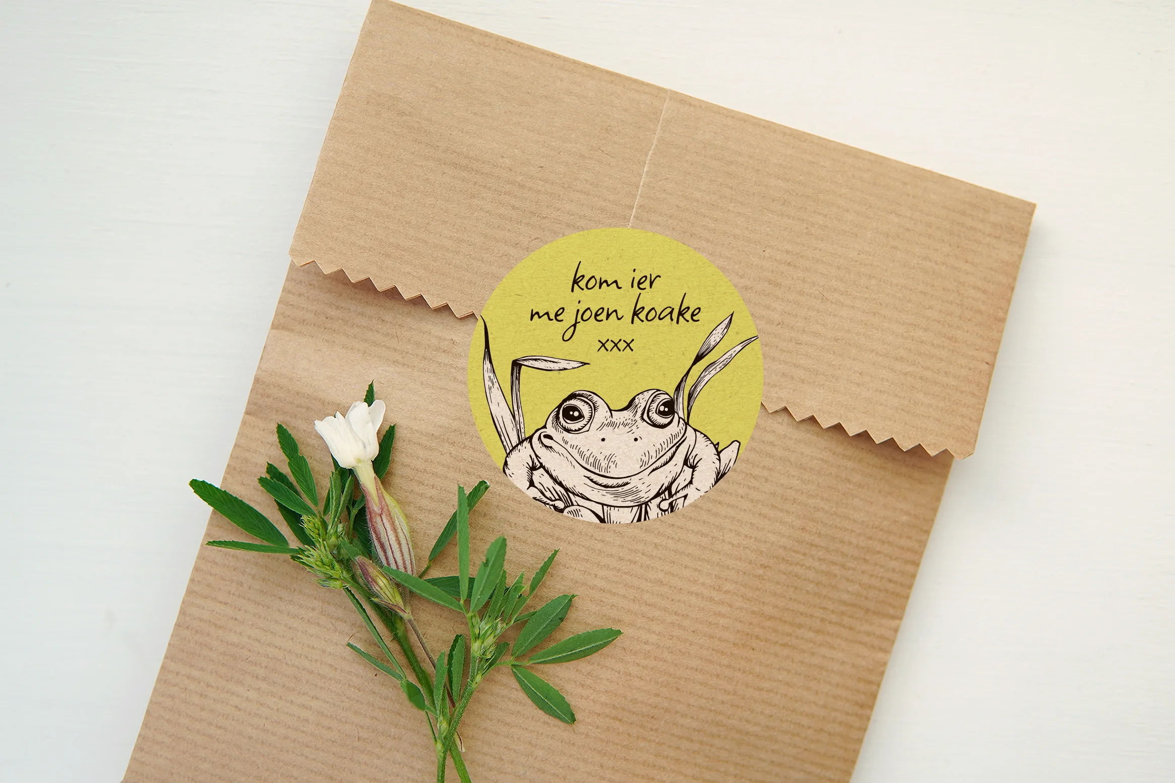 Sticker kom ier me joen koake - Afbeelding 2