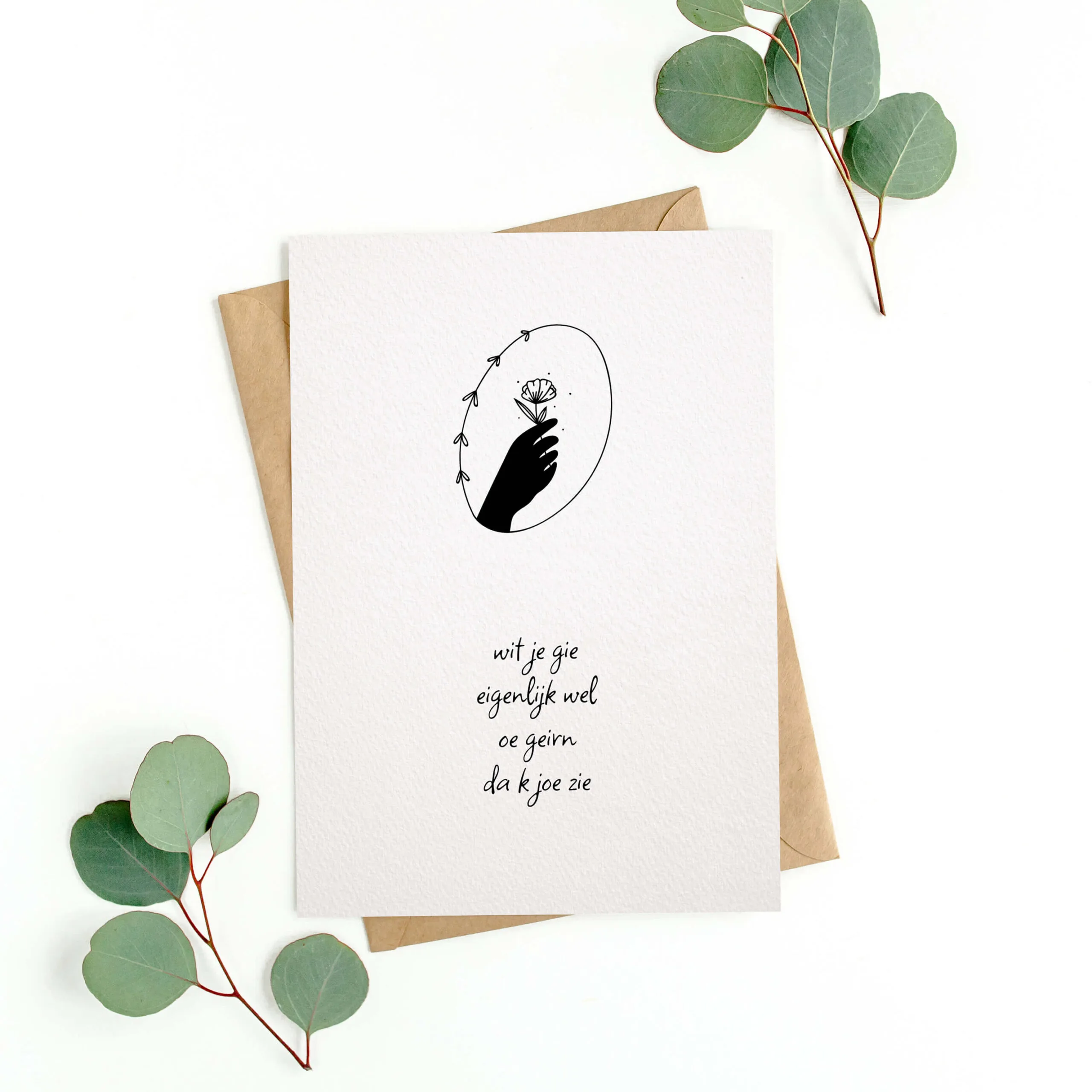 Wenskaart - wit je gie - Afbeelding 3