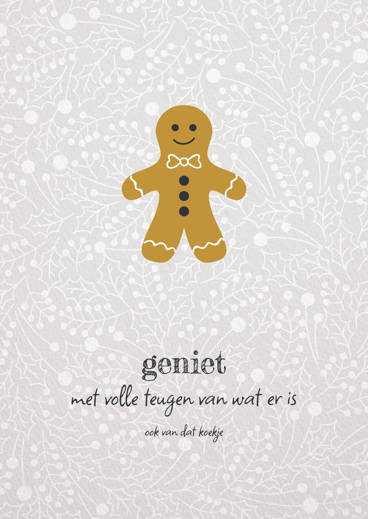 Wenskaart - geniet