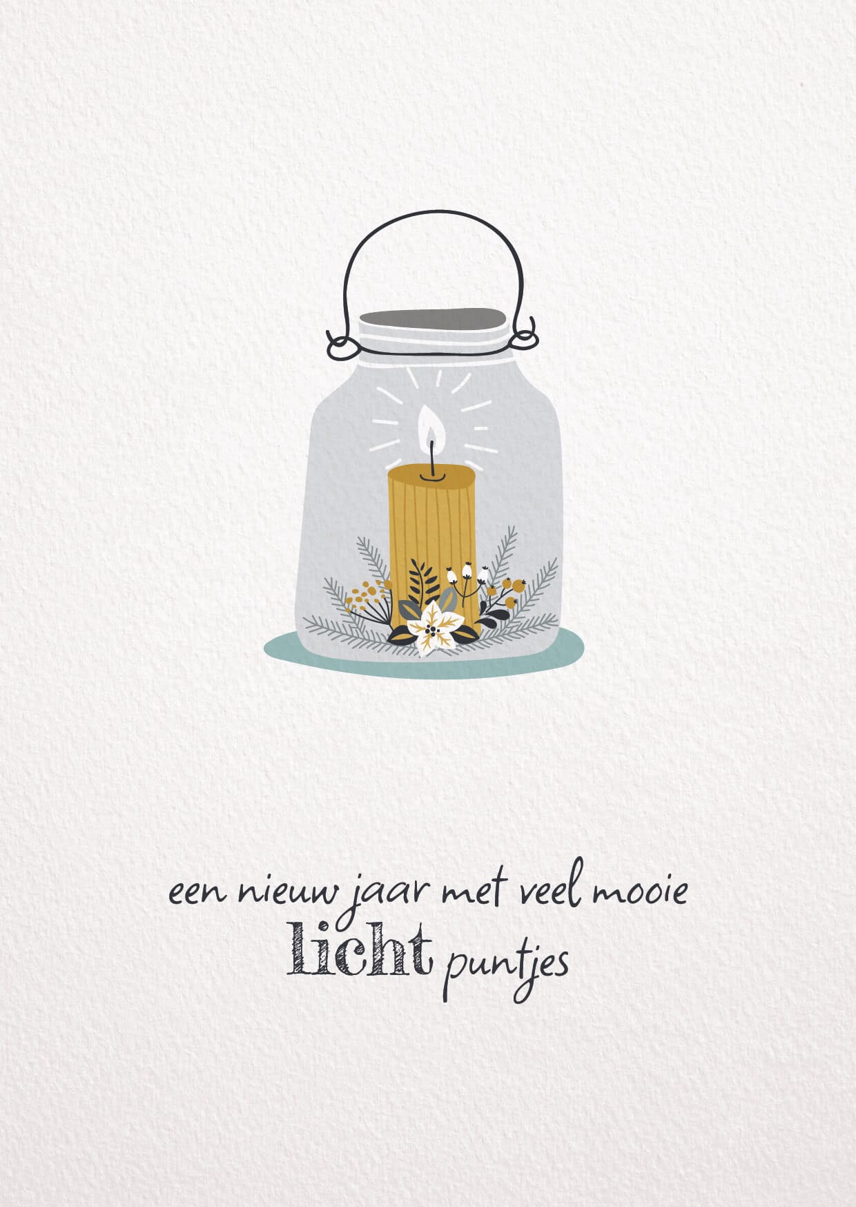 Wenskaart - lichtpuntjes