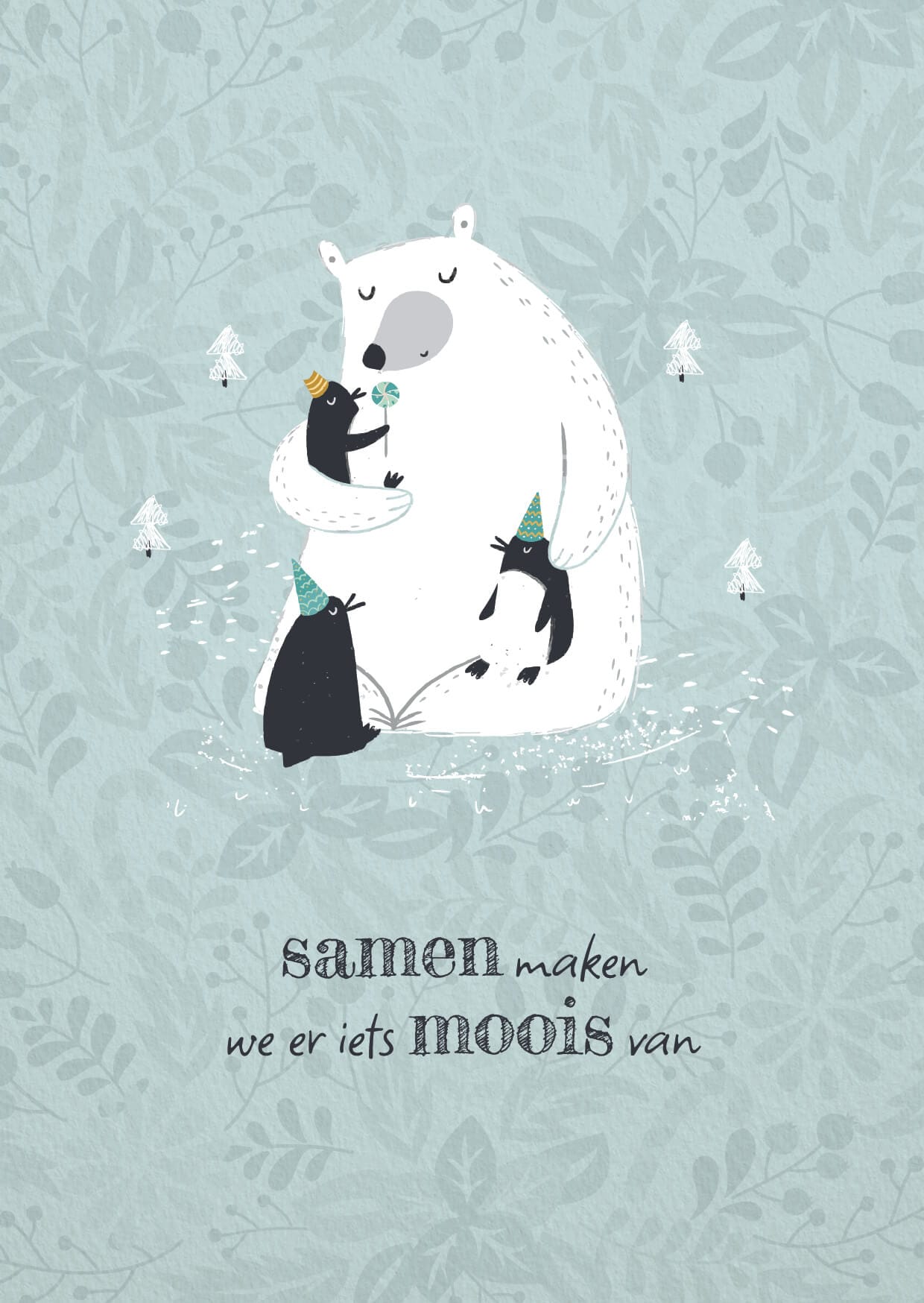 Wenskaart - samen