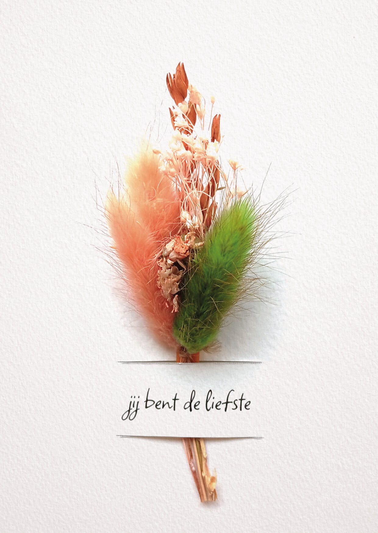 Wenskaart - jij bent de liefste